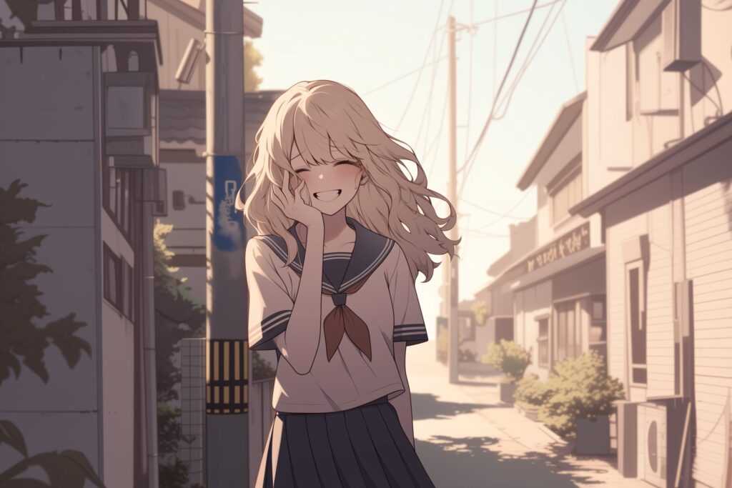 金髪女子高生 - 神尾麗奈０