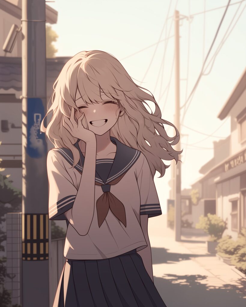 金髪女子高生 - 神尾麗奈０
