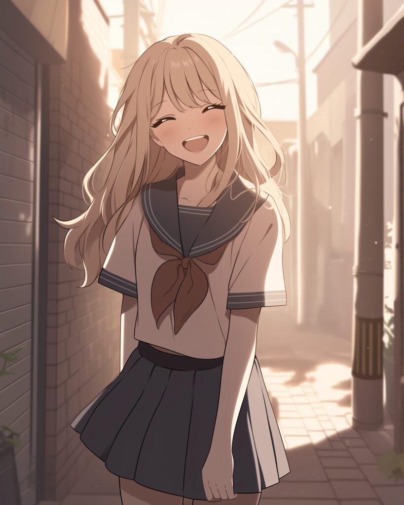 金髪女子高生 - 神尾麗奈０