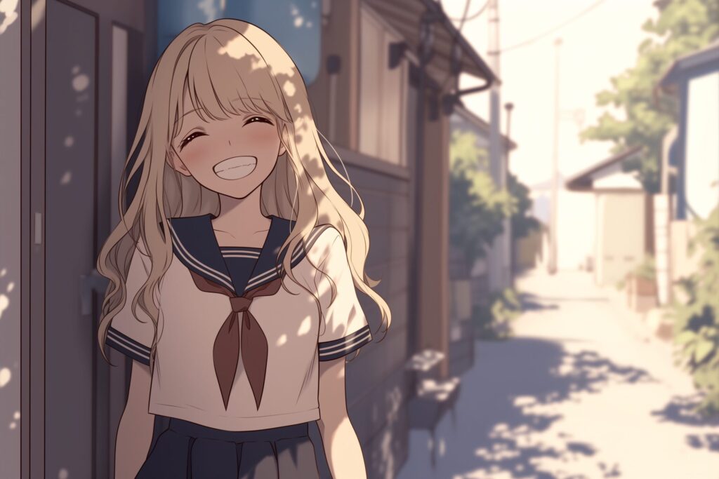 金髪女子高生 - 神尾麗奈０