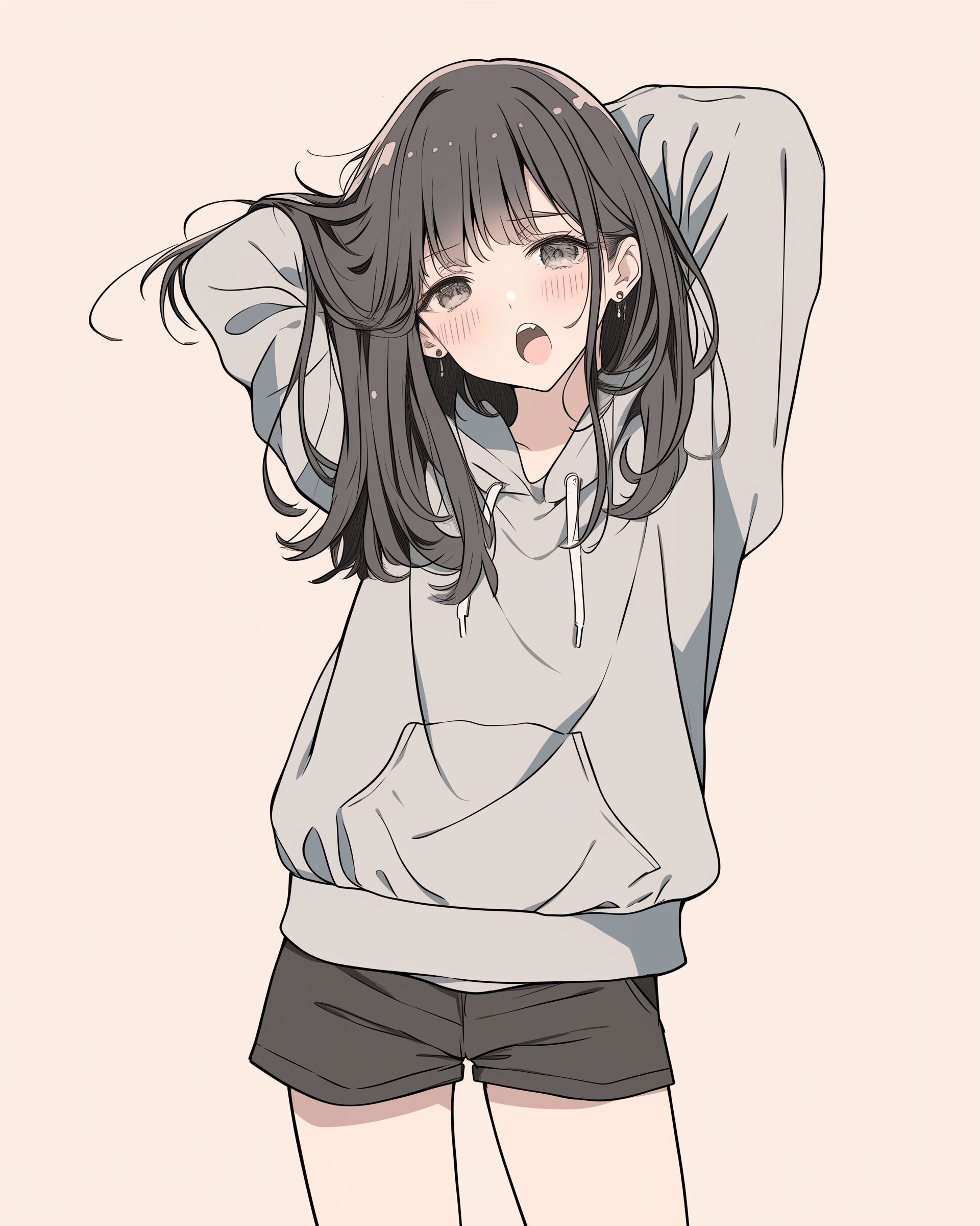 パーカー女子01