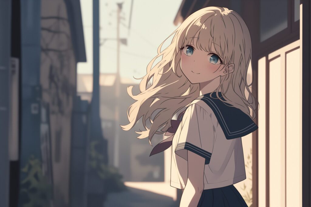 金髪女子高生 - 神尾麗奈０