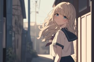 金髪女子高生 - 神尾麗奈０