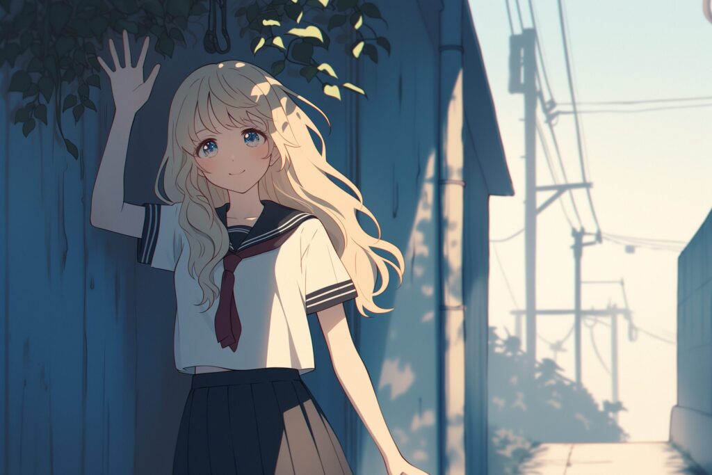 金髪女子高生 - 神尾麗奈０