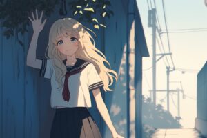 金髪女子高生 - 神尾麗奈０