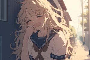 金髪女子高生 - 神尾麗奈０