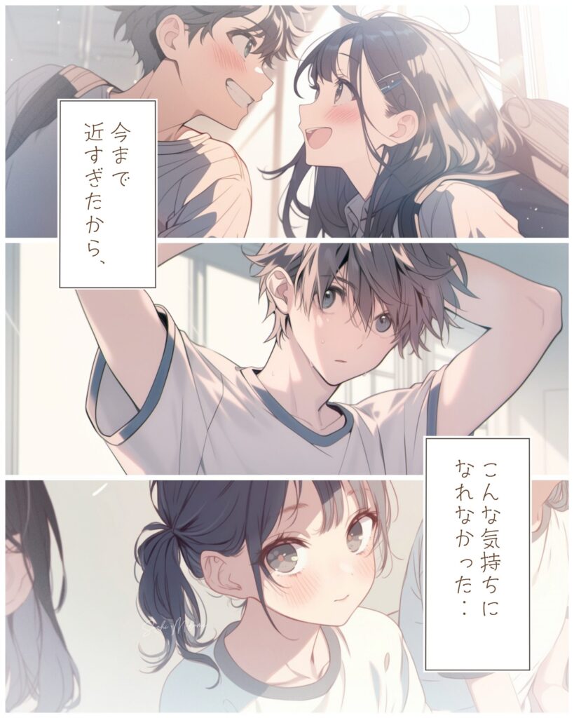 【恋愛マンガ】気づいたら、好きだった。(日本語版):寿司娘
