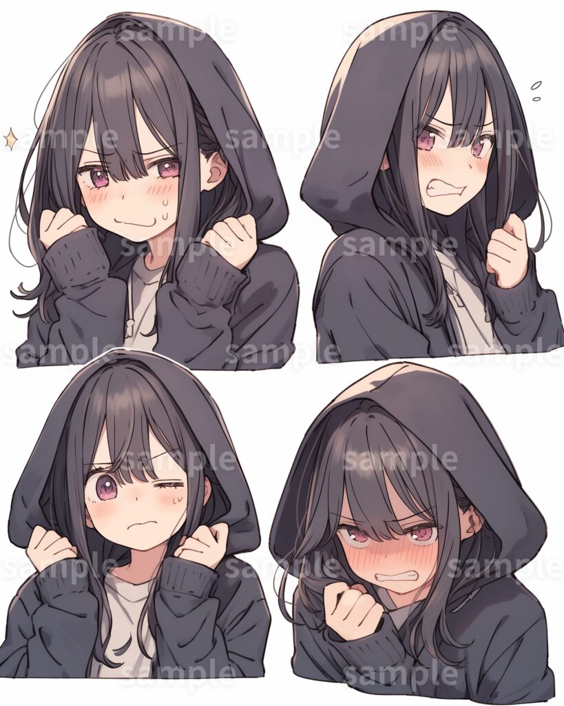 表情豊かな女の子