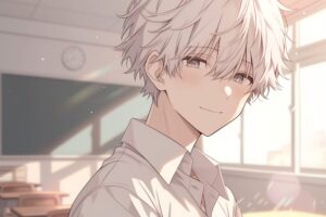銀髪男子（新堂拓海）０