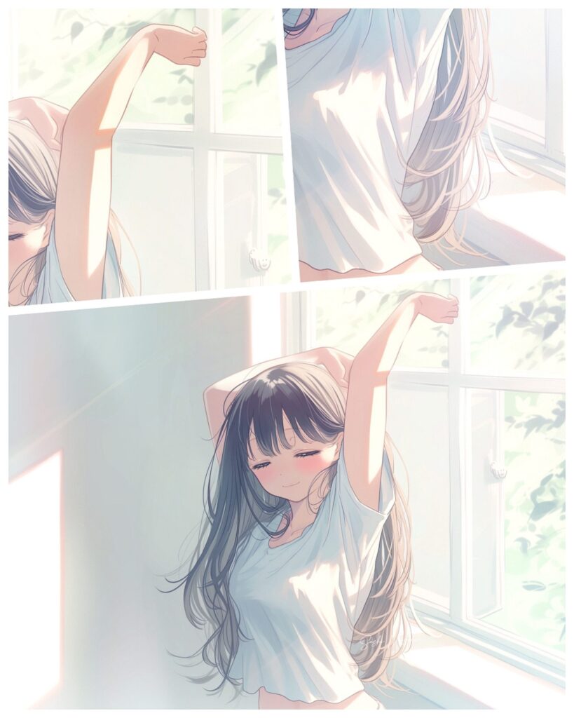 【恋愛マンガ】とあるカップルの朝