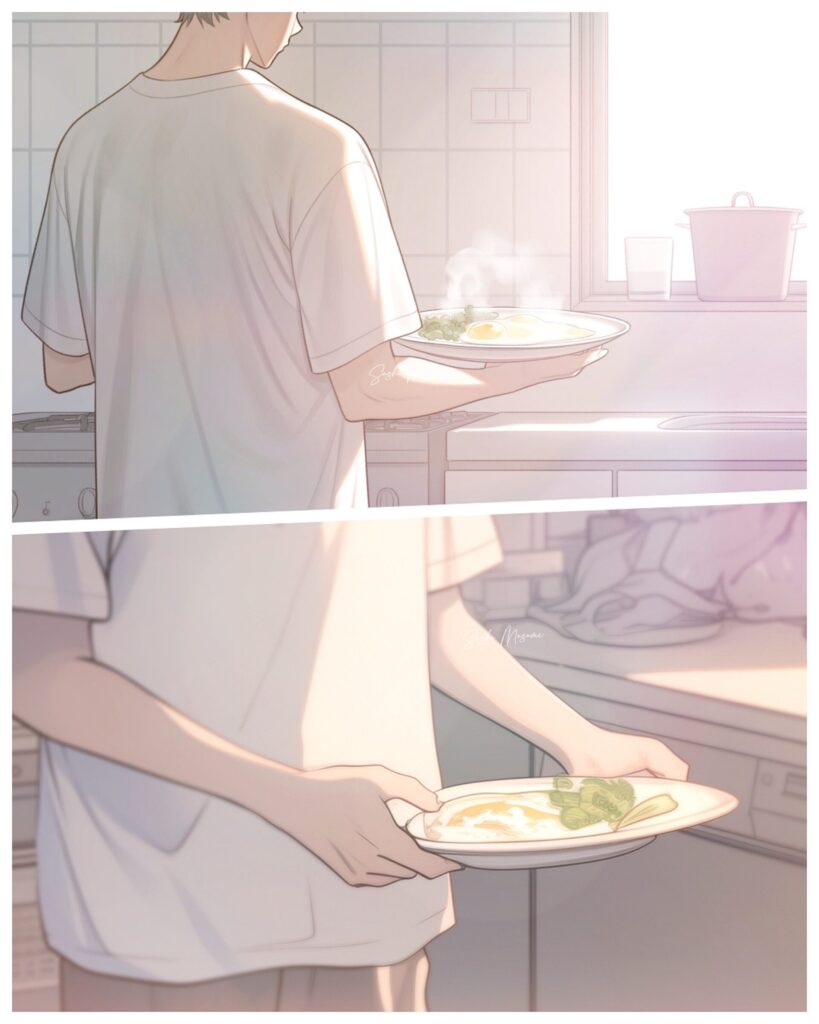 【恋愛マンガ】とあるカップルの朝