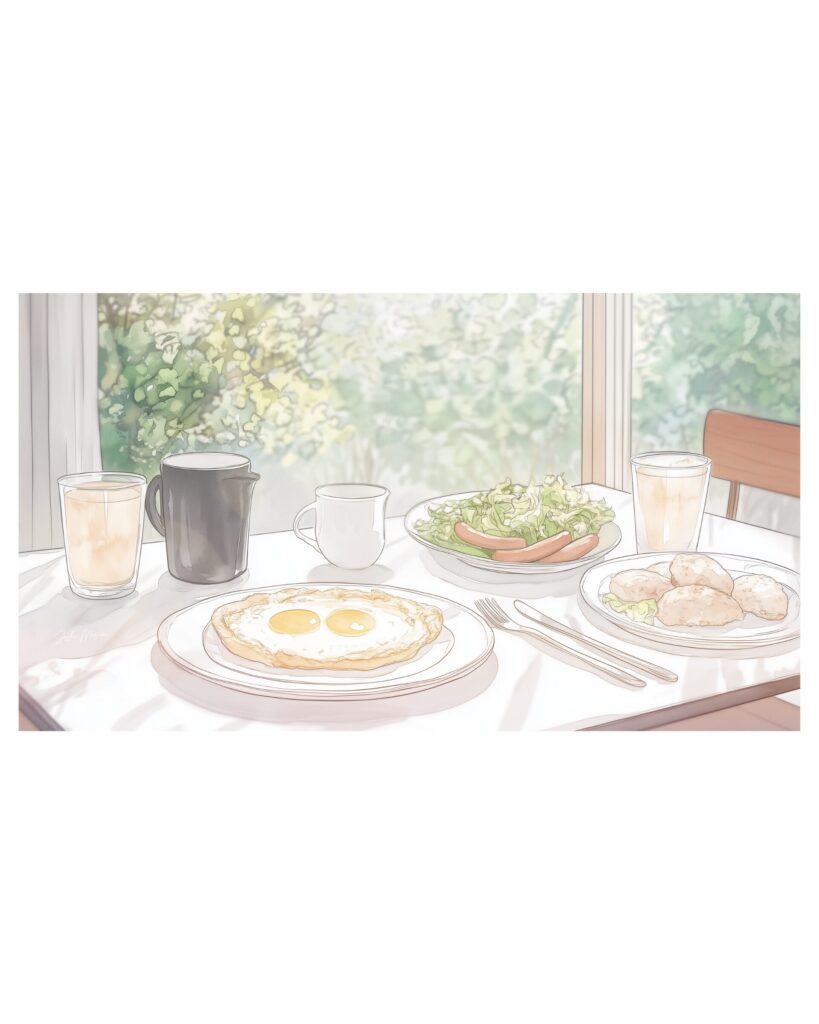 【恋愛マンガ】とあるカップルの朝