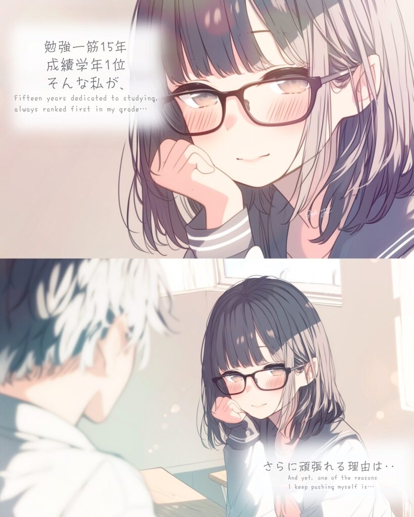 【無料マンガ】泣ける恋&胸キュンの初恋。サクッと読める短編5選!4. 「恋の方程式、学年1位でも解けません!」