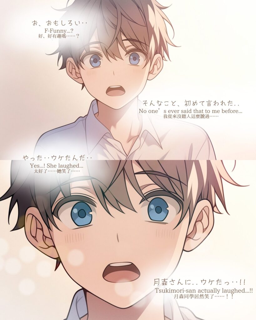 【恋愛マンガ】月森さんを笑わせたい：第2話