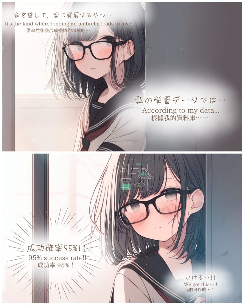 雨の日、急遽一緒に帰ることに - 漫画第3話