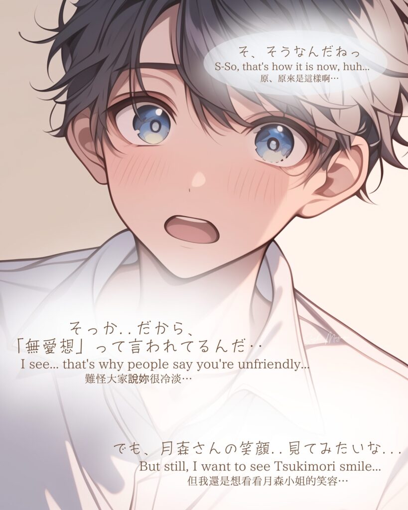 【恋愛マンガ】月森さんを笑わせたい：第1話