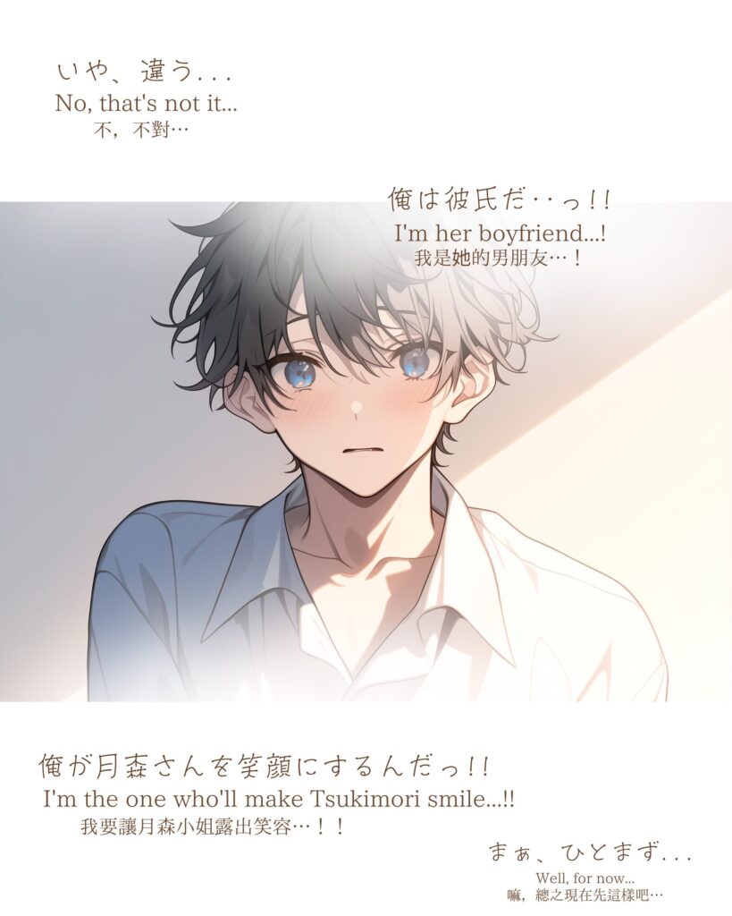 【恋愛マンガ】月森さんを笑わせたい：第1話