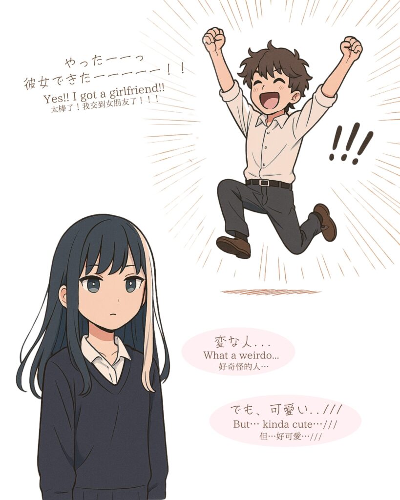 【恋愛マンガ】月森さんを笑わせたい：第1話