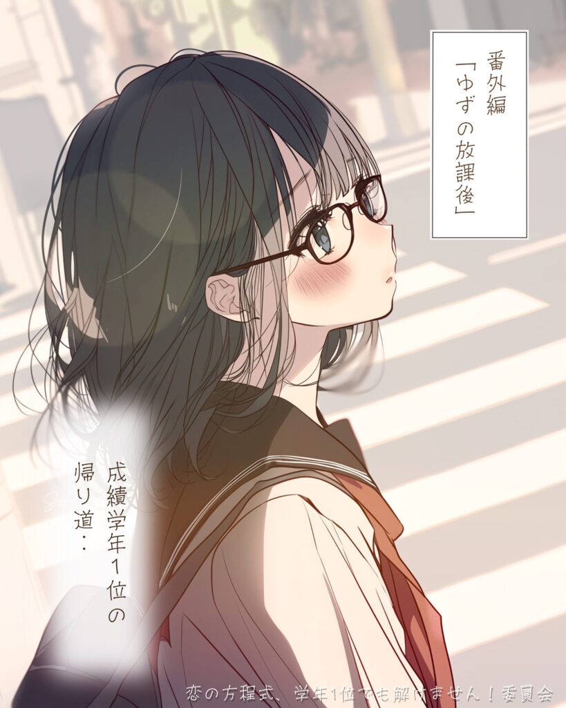 【恋愛マンガ】恋の方程式、学年1位でも解けません！：番外編 柚の放課後（日本語版）