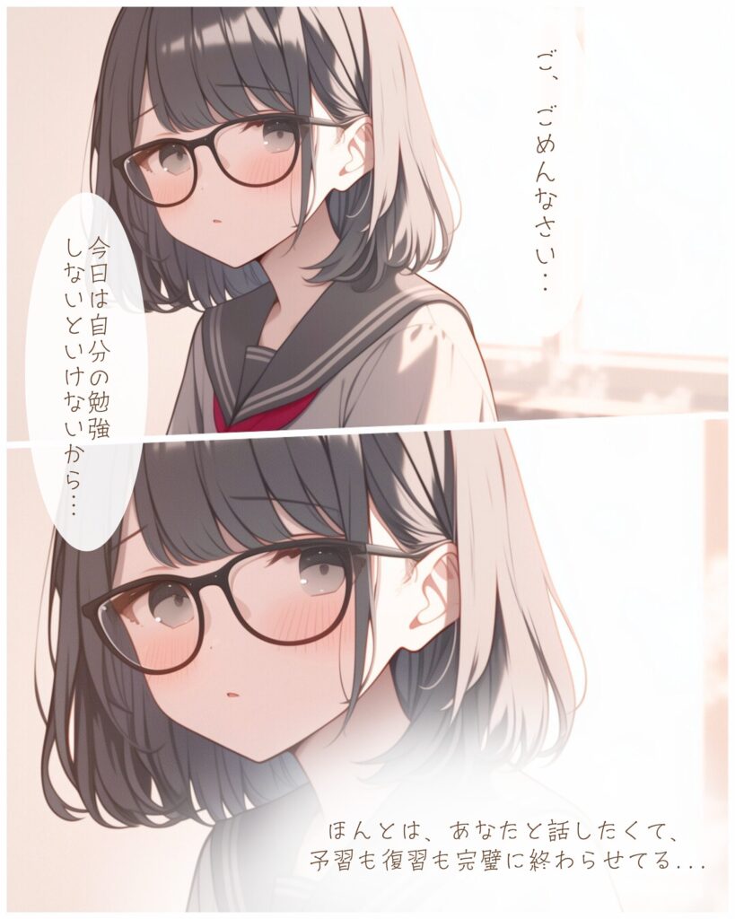 【恋愛マンガ】恋の方程式、学年1位でも解けません！：第4話（日本語版）