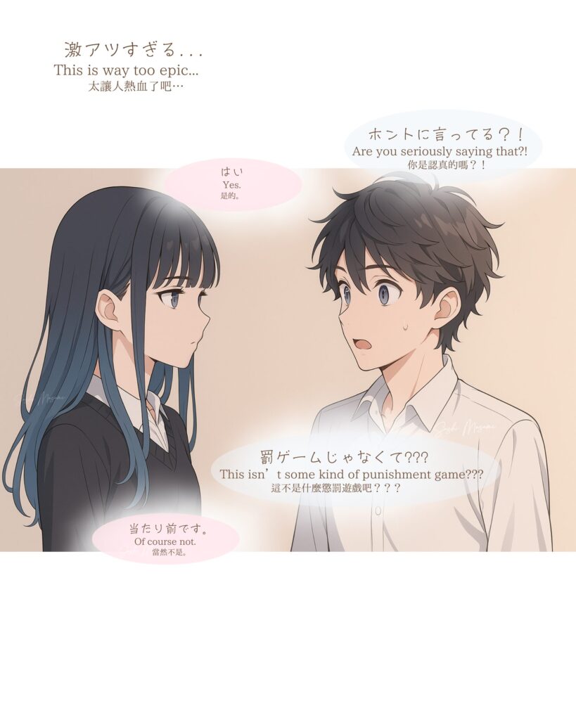 【恋愛マンガ】月森さんを笑わせたい：第1話