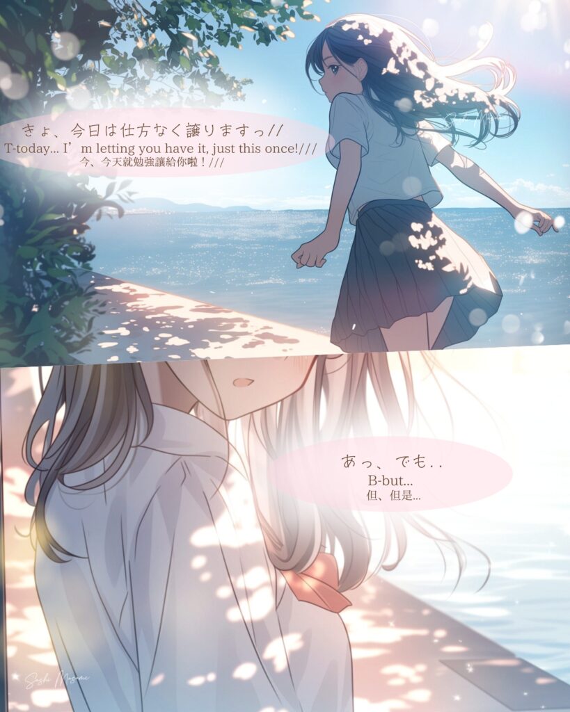 【恋愛マンガ】また、ここで