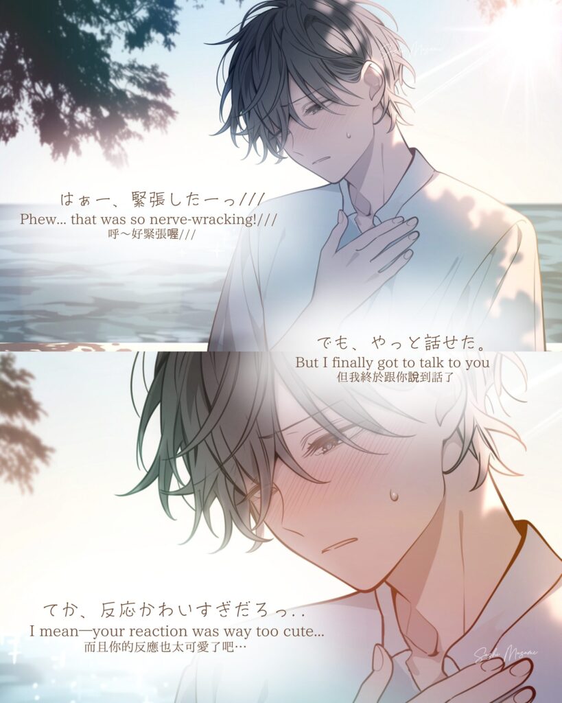 【恋愛マンガ】また、ここで