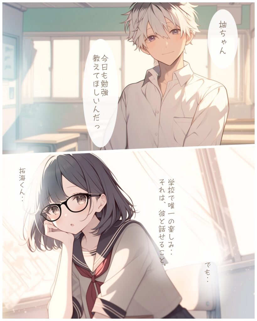 【恋愛マンガ】恋の方程式、学年1位でも解けません！：第4話（日本語版）