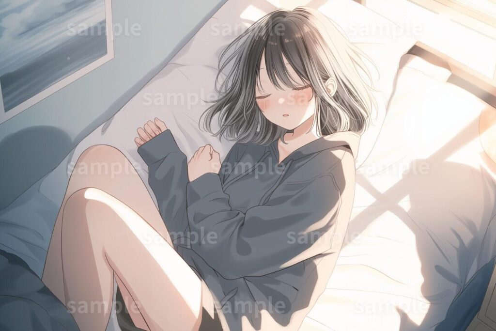 6.柚の睡眠シーン
