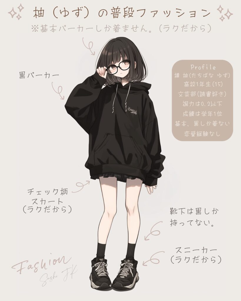 柚の普段着
