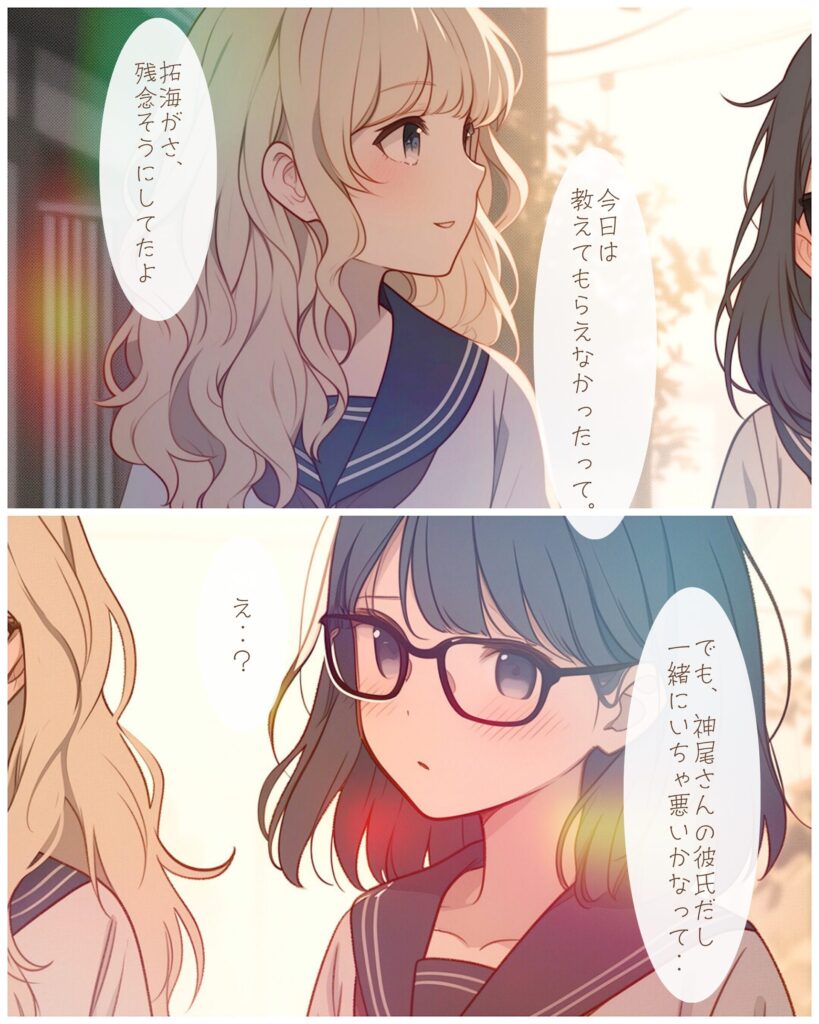 【恋愛マンガ】恋の方程式、学年1位でも解けません！：第4話（日本語版）
