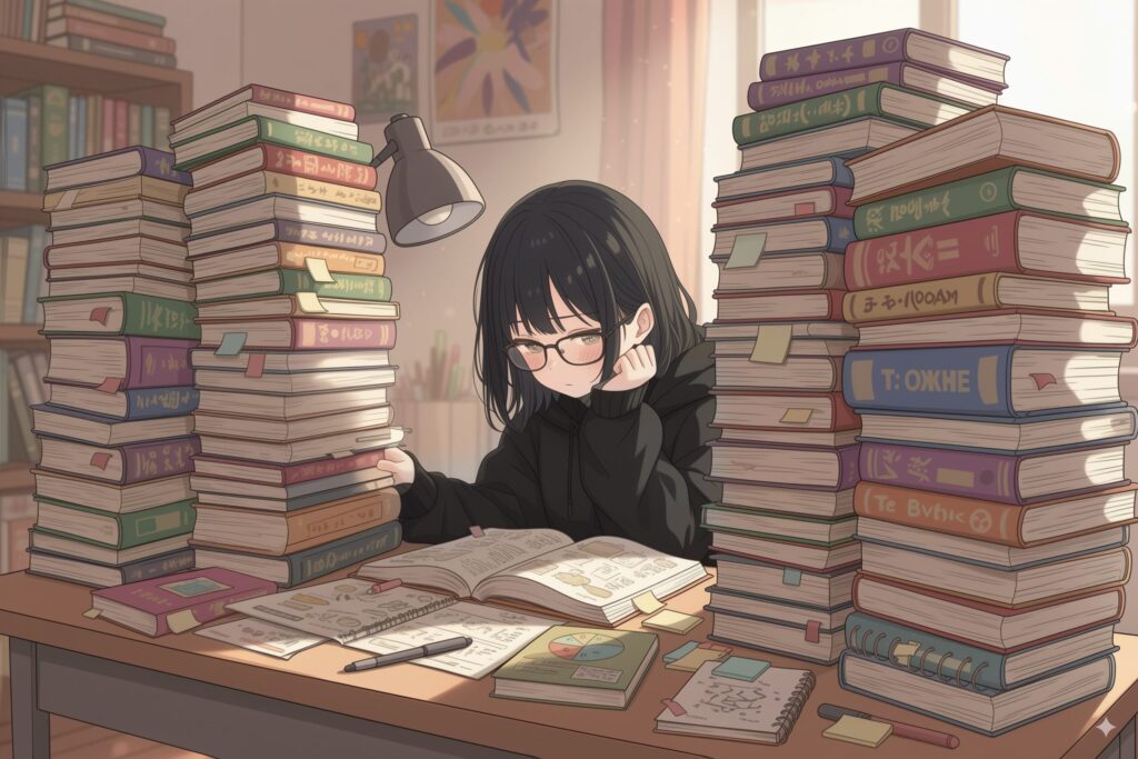 【短編マンガ】学年1位の勉強量(橘 柚)