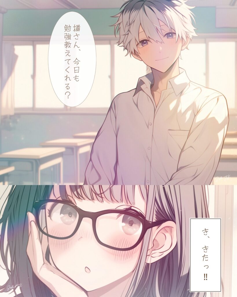 【恋愛マンガ】恋の方程式、学年1位でも解けません！（日本語版）