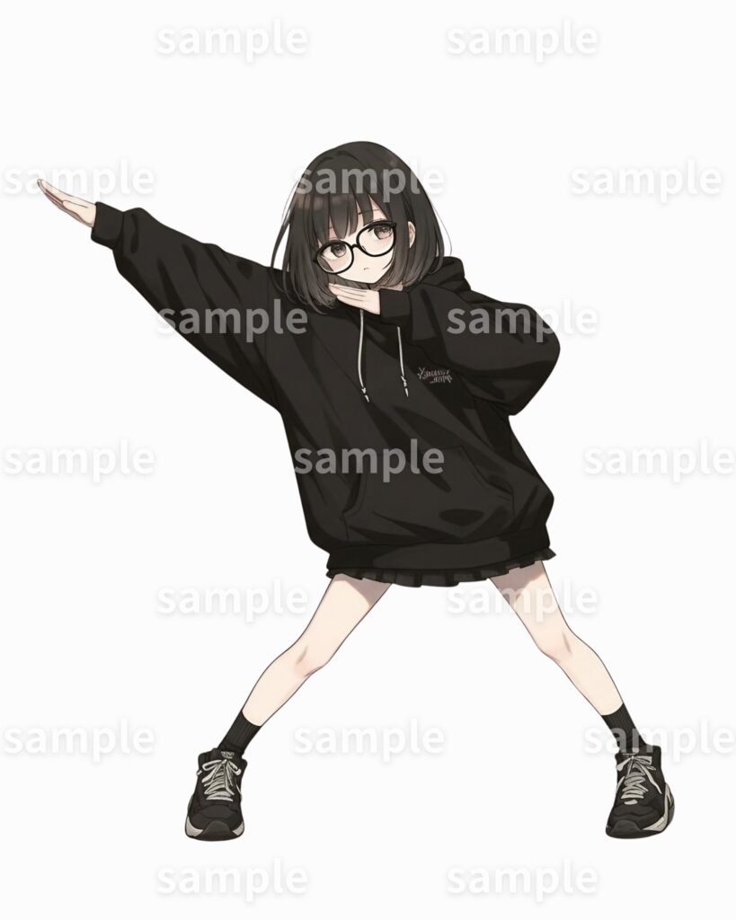 変なポーズする橘 柚（Yuzu Tachibana）