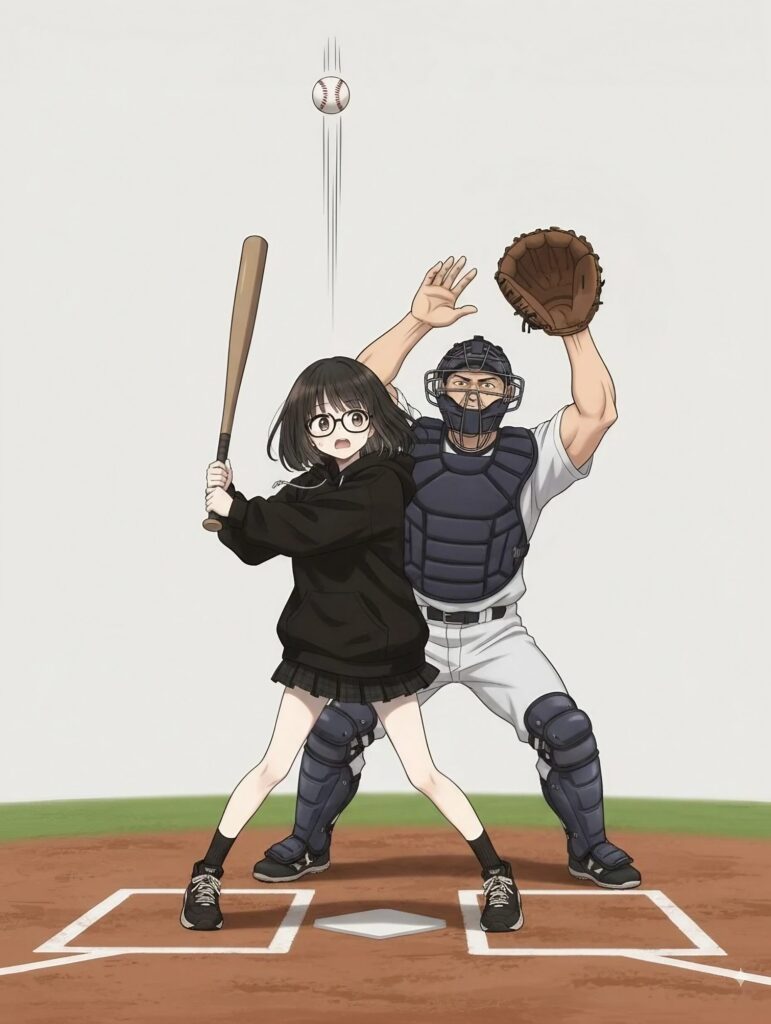 柚ちゃん、野球に挑戦するが.../Yuzu-chan takes on baseball, but...
