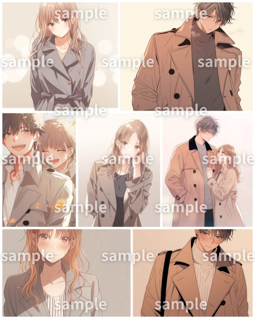 【恋愛マンガ】友達、END 壁紙イラスト