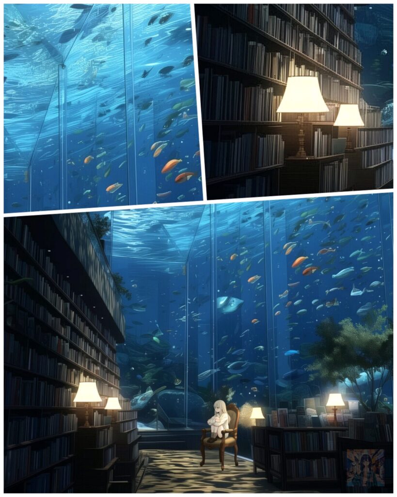 【漫画】本と魚と、物語。/ Books, Fish, and Stories