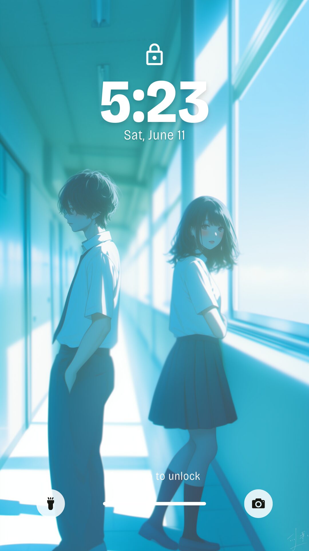 【壁紙】「君とFalling」に使われたカップルイラスト・ペア画