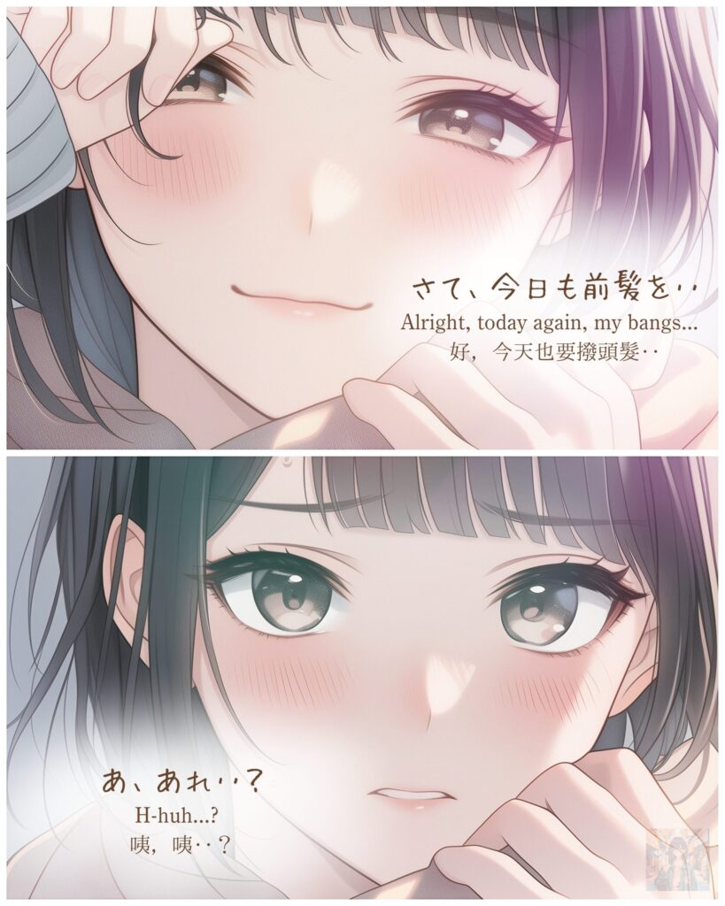 【恋愛マンガ】前髪の向こう側 - Beyond the Bangs / 寿司娘