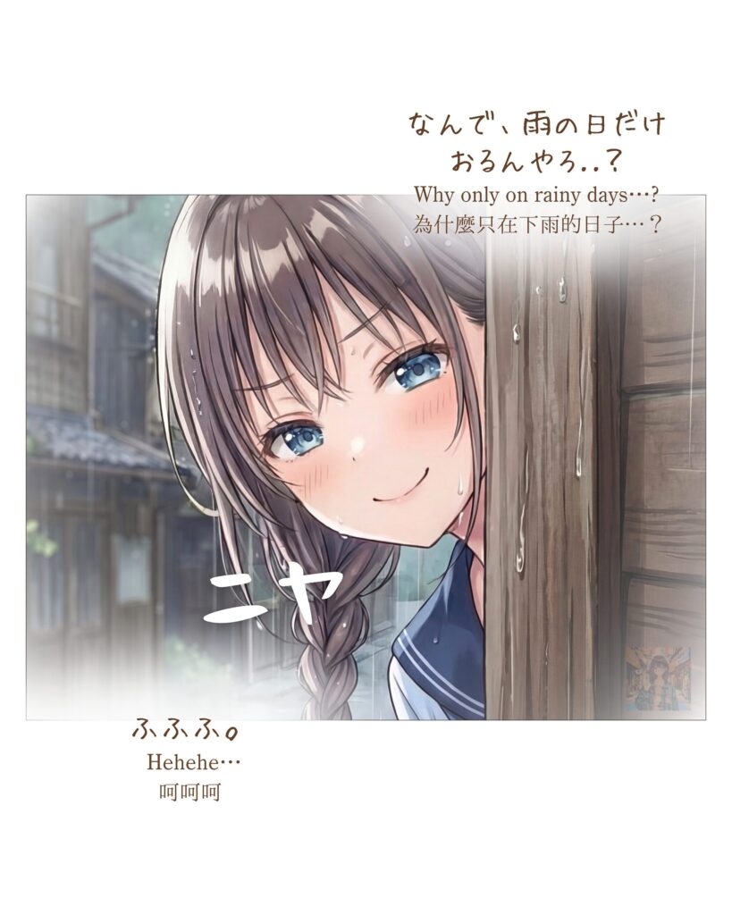 漫画「雨娘（レイニーガール）」/ Manga：Rainy Girl｜寿司娘 Sushi Musume