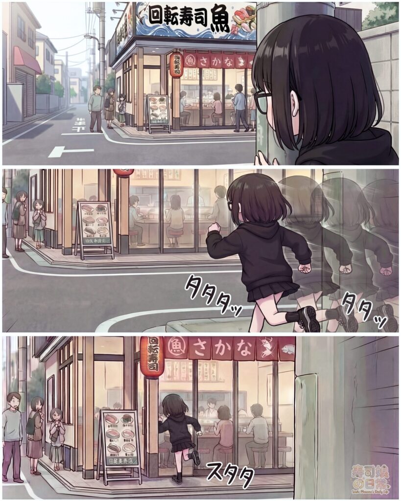 漫画「寿司娘の日常」/ Manga：Sushi Musume's Daily Life  【第1話】出会い  /  Episode1 The Encounter
