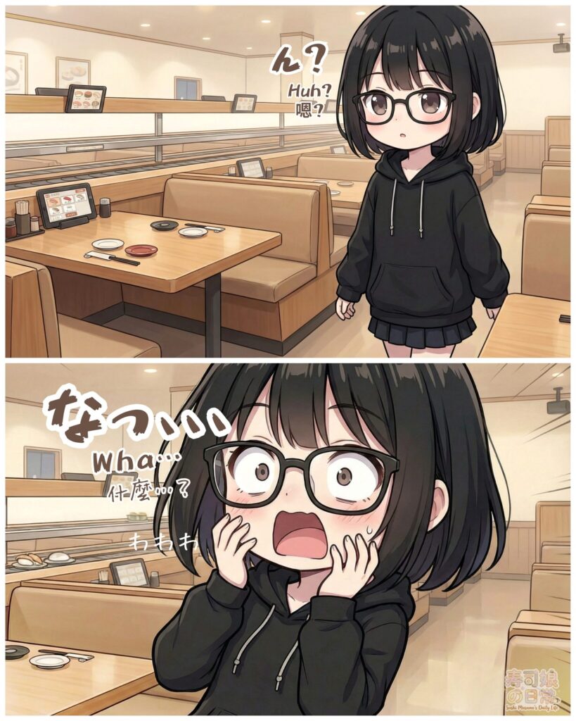 漫画「寿司娘の日常」/ Manga：Sushi Musume's Daily Life  【第1話】出会い  /  Episode1 The Encounter