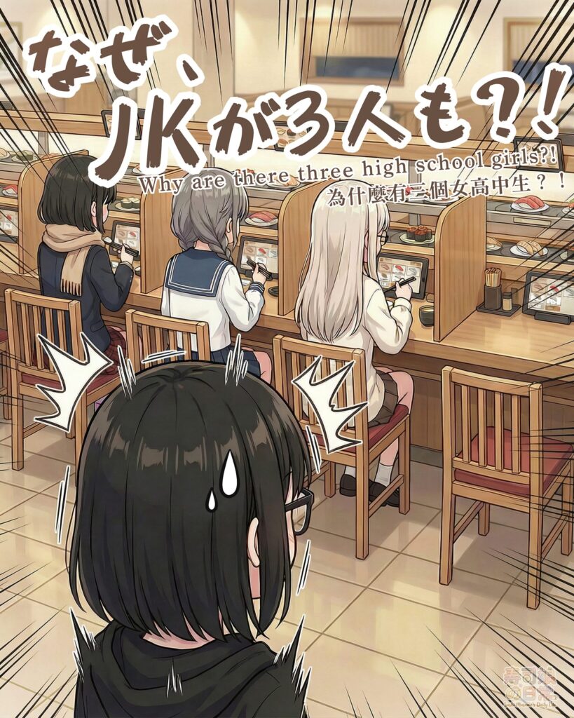 漫画「寿司娘の日常」/ Manga：Sushi Musume's Daily Life  【第1話】出会い  /  Episode1 The Encounter