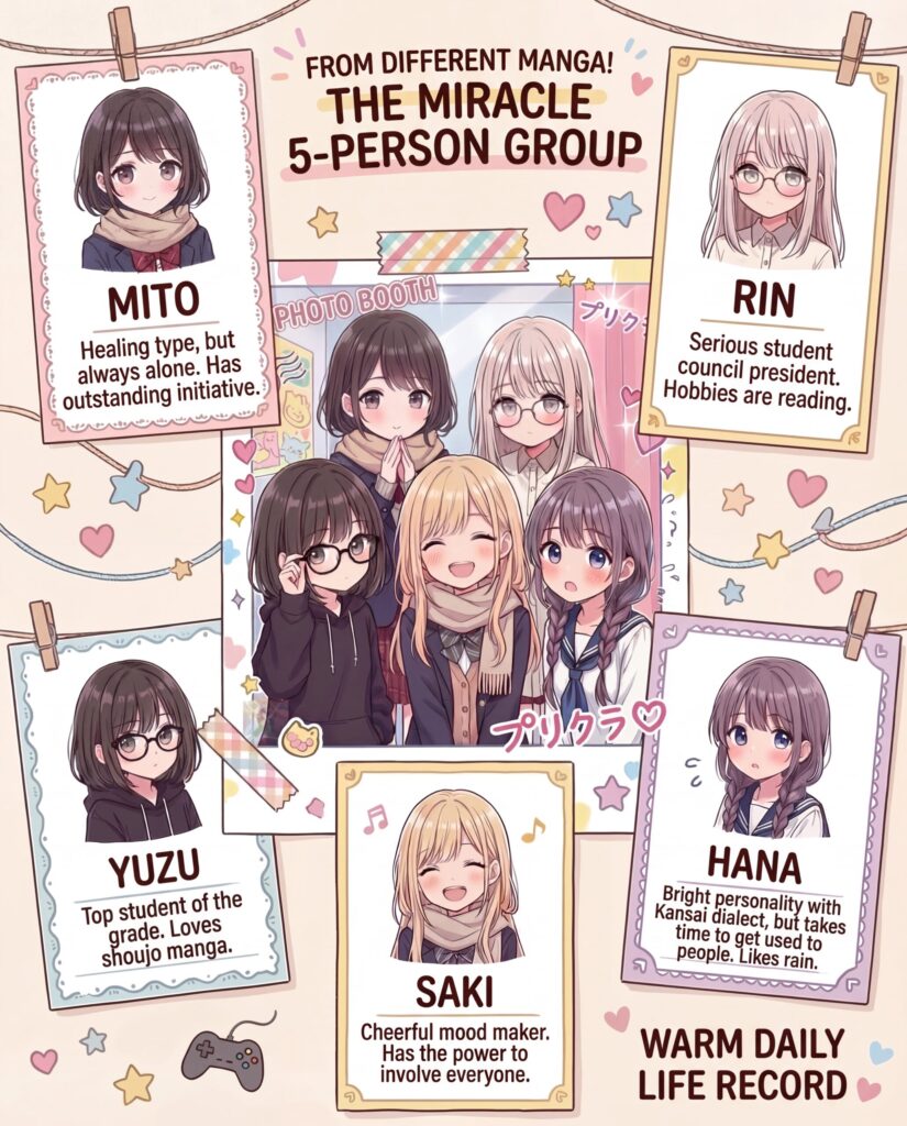 漫画「寿司娘の日常」/ Manga：Sushi Musume's Daily Life