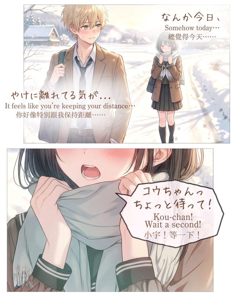 漫画「クリスマスの日に」 / Managa:On Christmas Day ｜寿司娘 - Sushi Musume