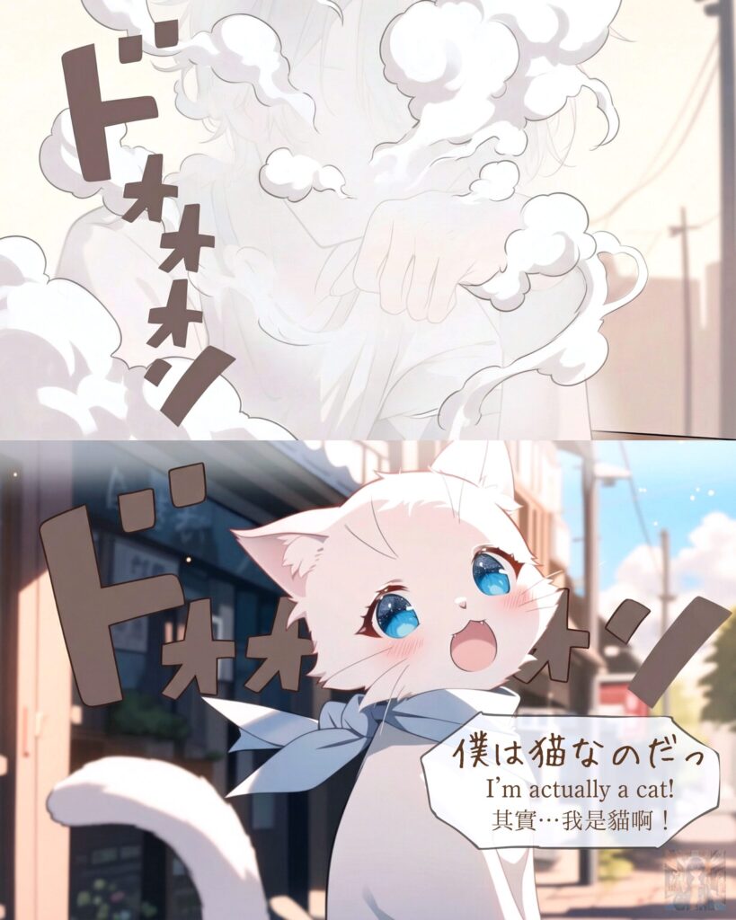 【漫画】恋する彼はにゃんこ / Managa：My Cat Boy in Love｜寿司娘 Sushi Musume