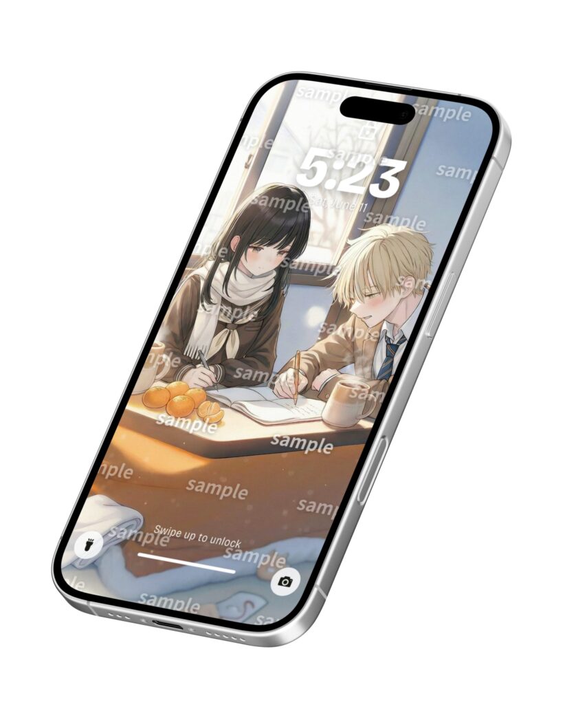 漫画「クリスマスの日に」 / Managa:On Christmas Day ｜寿司娘 - Sushi Musume（メンバー限定の壁紙）