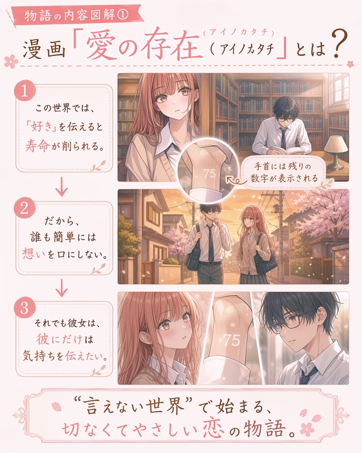 【図解】漫画「愛の存在（アイノカタチ）」をわかりやすく解説｜寿司娘