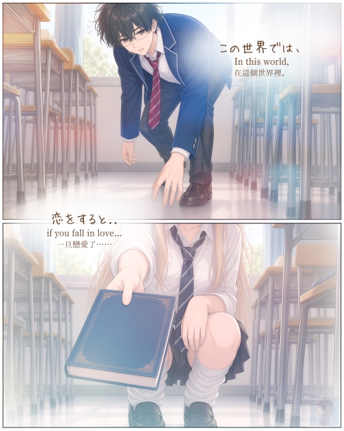 【漫画】愛の存在(アイノカタチ)- ギャルに恋するオタク男子|寿司娘