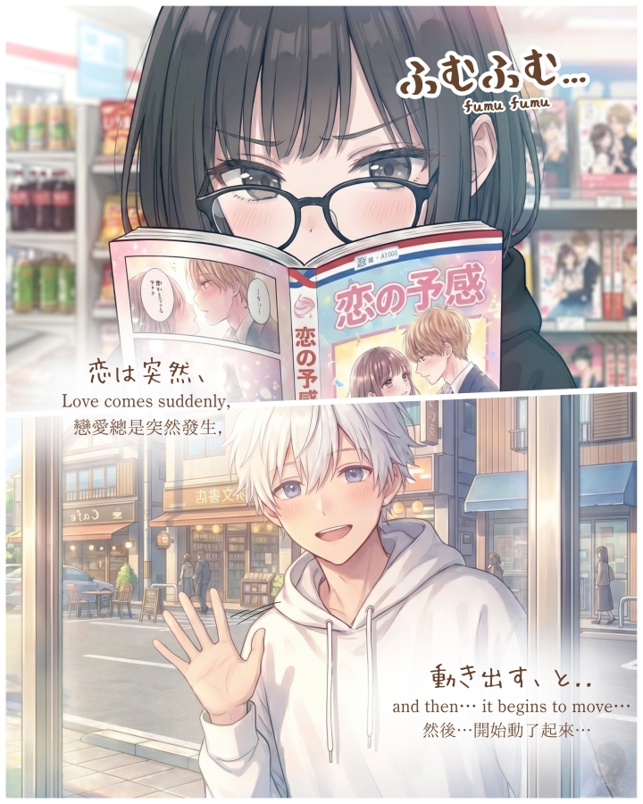 【漫画】 休日 - 恋の方程式、学年1位でも解けません！ / Even the Top Student Can’t Solve the Equation of Love!｜寿司娘